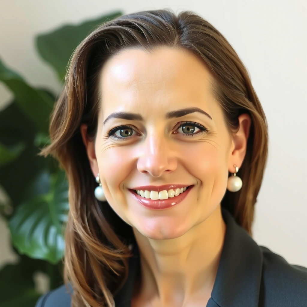 Satisfied female customer